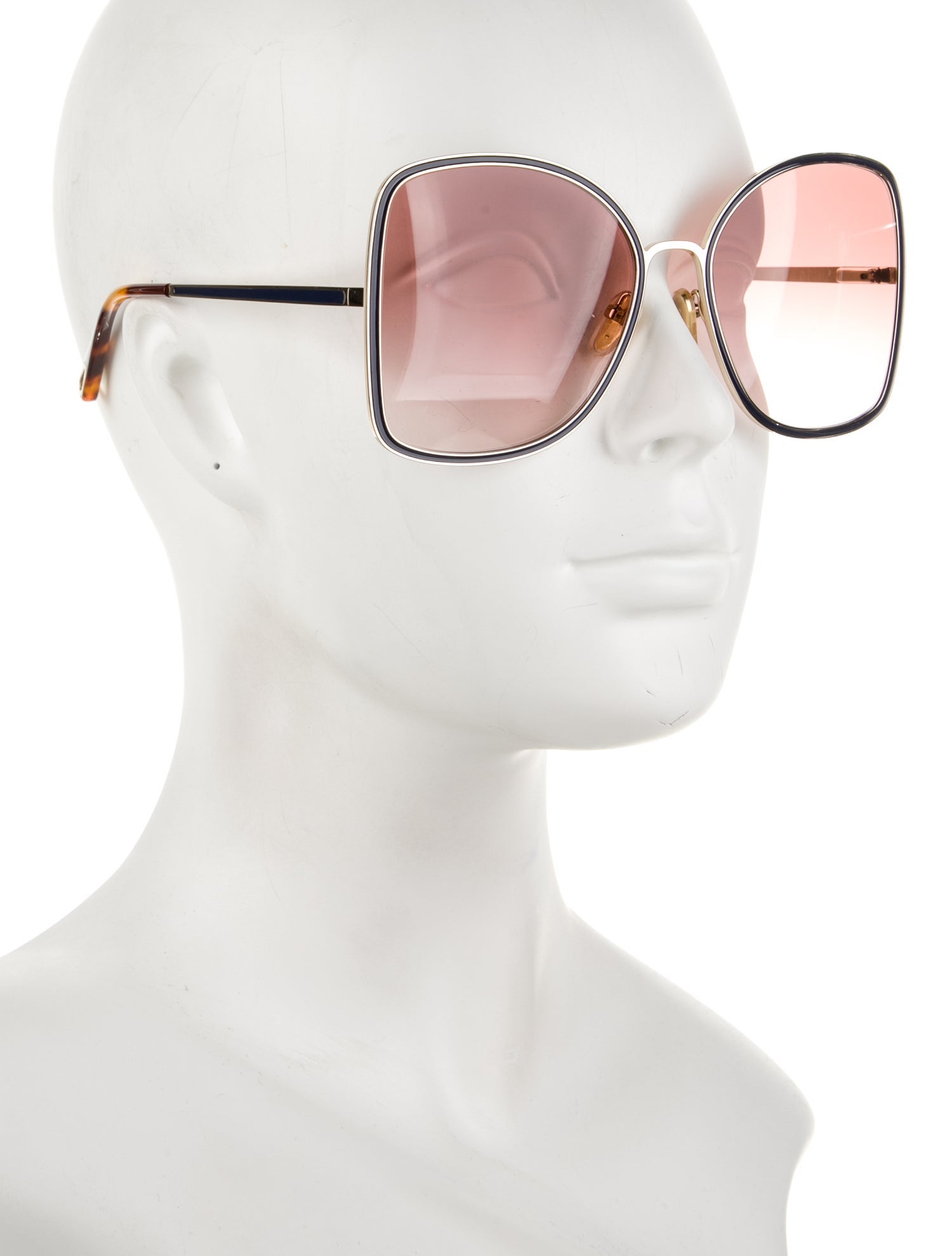 Chloé Oversize Gradient Sunglasses